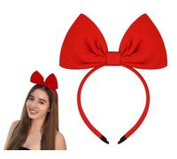 ds. distinctive style Red Bow Hair Band HeadBands Headdress, Hair Accessories for Party and Cosplay