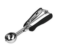DS. DISTINCTIVE STYLE Small Cookie Scoop #24-2.67 Tablespoon Scoop - Small Ice Cream Scoop, Made of Food Grade 304 Stainless Steel with Comfortable Rubber Grip Handles