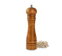 ds. distinctive style Wood Pepper Grinder, 8 Inch Pepper Mill with an Adjustable Ceramic Rotor, Easily Refillable Wood Salt Mill for Your Kitchen