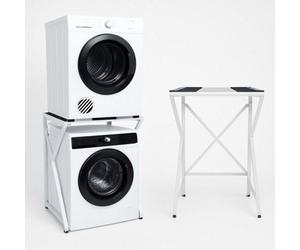 DS Dryerstands Dryerstand Maxi Universal Washing Machine Stacking Kit & Tumble Dryer Frame, Freestanding, No Drilling, Fits Uk Front Loaders