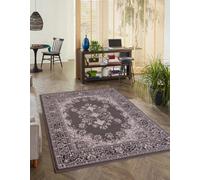 DS Living Classic Dark Grey Rug Collection - Rug - 60Cm X 110Cm