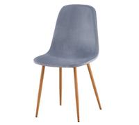 Ds Living Luxe Dining Chair 4Pc Blue Mirage Wooden Printed Coating