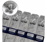 DS Living Luxor Extra Long Luxury Faux Fur Hot Water Bottle 49cm Grey - Grey - Hot water bottle and cover - 1.6L