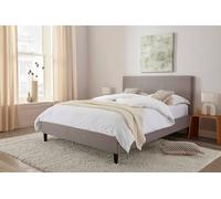 DS Living Marceli Grey Upholstered Bed Frame | Size: Double DS Living Grey Double