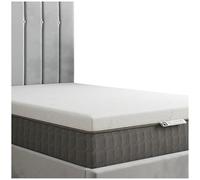 DS Living Memory Foam Mattress Topper, 4” Thickness, UK Manufactured Orthopedic Memory Foam Bed Topper, Roll Packaged, Firm Soft Mattress topper (Small Double)