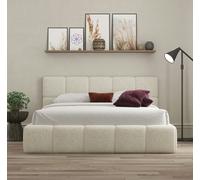 DS Living Ovella Cubed Ottoman Bed - Cream - Small Double