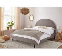 DS Living Roma Arch Grey Upholstered Bed Frame | Size: King DS Living Grey King