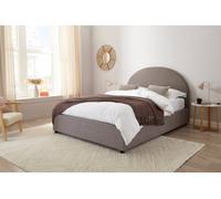 DS Living Roma Arch Grey Upholstered Ottoman Bed Frame | Size: Double DS Living Grey Double