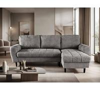 DS Living Sienna 3 Seater Left Hand Facing Storage Sofa Bed in Grey DS Living Grey