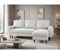 DS Living Sienna 3 Seater Left Hand Facing Storage Sofa Bed in Silver DS Living Silver