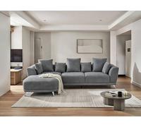 DS Living The 3 Seater Nova Lounger Right Corner Sofa in Grey DS Living Grey