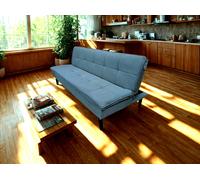 DS Living The Fermo 2 Seater Sofa Bed in Grey, Silver or Navy - Navy