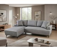DS Living The Milano Edge 3 Seater Right Hand Corner Sofa In Grey Or Beige