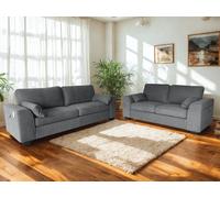 DS Living The Modena 3+2 Seater Sofa Set in Grey or Cream - Grey