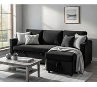DS Living The Tranquilo 3 Seater Sofa Bed In Black Or Navy