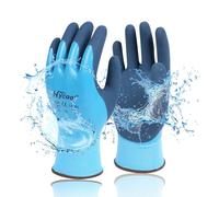 DS Safety Waterproof Work Gloves Hycool Grip Working Gloves 1 Pair(XL,Blue)