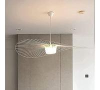 Ds UUby Simple and Creative Vertigo Chandelier for Restaurant 140cm 160cm 170cm, Vertigo Pendant Lamp for Restaurant, Bar, Cafe, White Fiberglass/Polyurethane, E27 White 140cm