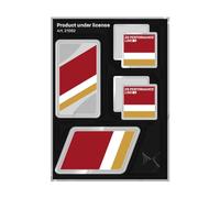 DS18 DS Performance Line Official Stickers 4 Logos, Multi-coloured, Sporty, Vinyl, Sticker Set