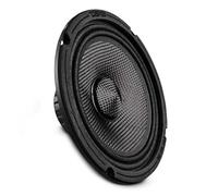 DS18 PRO-CF6.4SLN 6.5” Slim Motorcycle & Motorsports Loudspeaker with Water Resistant Carbon Fiber Cone | 4-Ohm 150W RMS - Shallow Speaker for Motorcycles