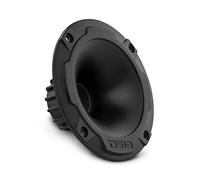 DS18 PRO-HT1 Twist on Slim Profile Exit Horn ABS/PC Plastic Waveguide for Drivers with 1" Throat, 1.77" Depth, 4.5" Diameter - Short Exit Horn Wave Guide for Compression Drivers