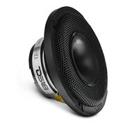 DS18 PRO-HY6.4MSL 6.5" Shallow Hybrid Mid-Range Car Audio Loudspeaker with Built-in Driver and Grill Included 300W Max 150W RMS 4 Ohms (1 Speaker)