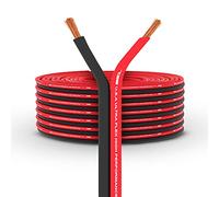 DS18 SW-16GA-100RB 16-GA Ultra Flex Speaker Wire Red and Black 100 Ft - Speaker Cable for Audio Applications