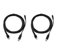 DS3678 USB Cable CBA-U42-S07PAR USB-A to RJ-45 for Zebra DS3678 DS3678-SR DS3678-DP LI3608 LI3678 DS3600 DS3608 DS8108 Barcode Scanner 3M/9.8FT Straight 12V