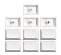 DSA Keycap Blank Personality Supplement 1.5U Keycaps 10 Pieces MatteFinish Multiple Colors Keyboard Accessory Gaming Keyboard Accessory Customize Keycap Replacement Keycap