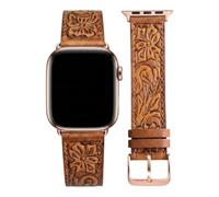 DSAAplus Premium Handmade Leather Band Retro Western Style Strap for Apple Watch Ultra 3 2 1,SE 3 2 1,Series 11 10 9 8 7 6 5 4 3 2 1 for iwatch 49mm 46mm 45mm 44mm 42mm 41mm 40mm 38mm Men Women (Retro