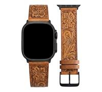 DSAAplus Premium Handmade Leather Band Retro Western Style Strap for Apple Watch Ultra 3 2 1,SE 3 2 1,Series 11 10 9 8 7 6 5 4 3 2 1 for iwatch 49mm 46mm 45mm 44mm 42mm 41mm 40mm 38mm Men Women (Retro
