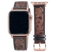 DSAAplus Premium Handmade Leather Band Retro Western Style Strap for Apple Watch Ultra 3 2 1,SE 3 2 1,Series 11 10 9 8 7 6 5 4 3 2 1 for iwatch 49mm 46mm 45mm 44mm 42mm 41mm 40mm 38mm Men Women