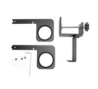 Dsacxixai Clamp on VR Headset Stand for Desk, VR Desktop Stands and Headset Stands, Universal Metal Storage for Meta VR Headsets Controllers