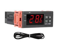 Dsacxixai STC-1000 Temperature Controller Digital Thermostat Controller with LCD Display with Sensor Probe (12 V CC.)