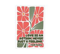 DSAHOZUD Bell Hooks Quotes Affirmation Canvas Wall Art Posters And Prints Room Aesthetic Bedroom Office Decor 16x24inch(40x60cm)