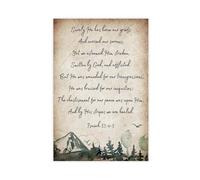 DSAHOZUD Bible Verse Isaiah 53 4-5 Canvas Modern Poster Wall Art Prints Paintings Living Room Bedroom Decor 24x36inch(60x90cm)