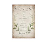 DSAHOZUD Bible Verse Wall Art Galatians 5 22-23 Canvas Art Wall Decor Posters Home Bar Restaurant Garage Cafe Logo Gift 12x18inch(30x45cm)