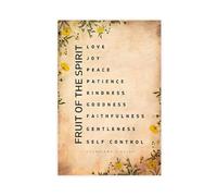 DSAHOZUD Bible Verse Wall Art Galatians 5 22-23 Canvas Wall Art Posters And Prints Room Aesthetic Bedroom Office Decor 12x18inch(30x45cm)