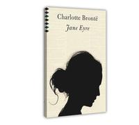 DSAHOZUD Book Cover Jane Eyre by Charlotte Bronte Canvas Art Wall Decor Posters Home Bar Restaurant Garage Cafe Logo Gift 16x24inch(40x60cm)