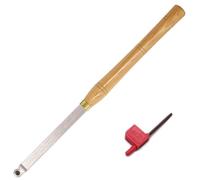 DSAINT 12X2.5mm Carbide Insert Tipped Finisher Wood Turning Lathe Chisel Tool Bar With Ci3 12mm Round Carbide Blade Cutter Knives