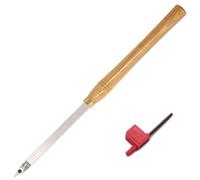 DSAINT Wood Turning Tool Sharp Detailer Carbide Tipped Lathe Chisel Tool Bar Blades Gouge Skew Spear 35° With Diamond Carbide Insert