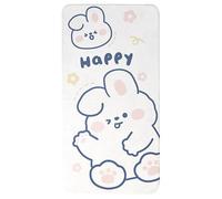 DSAoTeng Cartoon Rabbit Runner Area Rug - Soft Shaggy Lamb Fleece Cute Accent Carpet Non Slip Non-Shedding Easy Care Thicken Mat for Bedroom Dorm Bedside Entryway Decor (#3,60x180cm)