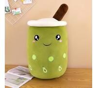 DSAoTeng Cute Cartoon Boba Milk Tea Soft Plush Doll - Kawaii Bubble Tea Stuffed Toy Pillow, Cute Creative Food Milk Cup Plush Cushion for Bed Sofa Sleeping Hugging Decoration (#13,25cm)