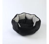 DSAoTeng Pet Bed with Removable Cushion Pillow - Fluffy Cat Dog Bed with Soft Side Support, Cozy Indoor Nest with Double-sided for Small Dogs Puppies Kittens All Seasons Sleeping Lounge (#2,S)