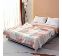 DSAoTeng Sherpa Fleece Blanket - Double Layer Boho Aztec Print Throw Ultra Soft Plush Reversible Warm Cozy Blankets for Bed Couch Sofa Office Camping All Seasons Machine Washable (#3,200 * 230cm)