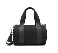 DSAoTeng Small Barrel Gym Bag for Women - Nylon Crossbody Cylinder Shoulder Bag, Waterproof Fabric Sport Tote with Adjustable Strap & Inner Pocket for Outdoor Activities Travel (#1)