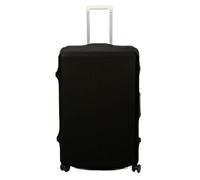 DSAoTeng Solid Color Luggage Cover Protector - Minimalist Thickened Milk-Silk Elastic Travel Suitcase Cover, Anti-Scratch & Dustproof Luggage Protector with Zipper for Business Trips (#1,L)