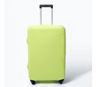 DSAoTeng Solid Color Luggage Cover Protector - Minimalist Thickened Milk-Silk Elastic Travel Suitcase Cover, Anti-Scratch & Dustproof Luggage Protector with Zipper for Business Trips (#6,L)