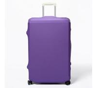 DSAoTeng Solid Color Luggage Cover Protector - Minimalist Thickened Milk-Silk Elastic Travel Suitcase Cover, Anti-Scratch & Dustproof Luggage Protector with Zipper for Business Trips (#2,S)
