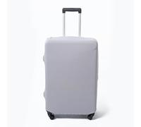 DSAoTeng Solid Color Luggage Cover Protector - Minimalist Thickened Milk-Silk Elastic Travel Suitcase Cover, Anti-Scratch & Dustproof Luggage Protector with Zipper for Business Trips (#7,L)