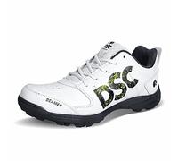DSC Beamer Cricket Shoe | Color: Grey | Size: 11UK/12US/45EU | For Mens & Boys | Material: Polyvinyl Chloride | Long Lasting Performance | Breathable Mesh for Improving Performance